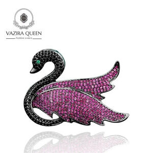 VQ Swan Brooch